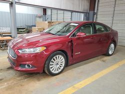 Salvage cars for sale at Mocksville, NC auction: 2015 Ford Fusion SE Hybrid