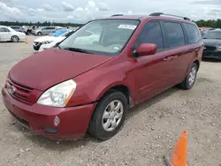 Salvage cars for sale at Houston, TX auction: 2009 KIA Sedona EX