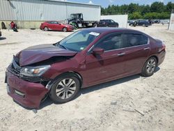 Vehiculos salvage en venta de Copart Hampton, VA: 2013 Honda Accord LX