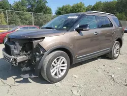 Ford Explorer xlt salvage cars for sale: 2015 Ford Explorer XLT