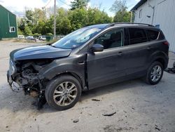 Salvage cars for sale at Candia, NH auction: 2017 Ford Escape SE