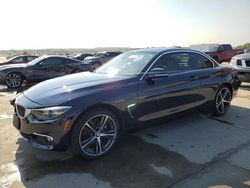 Salvage cars for sale at Grand Prairie, TX auction: 2018 BMW 430I