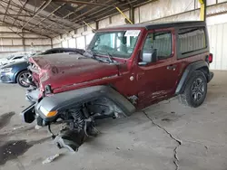 Jeep salvage cars for sale: 2021 Jeep Wrangler Sport