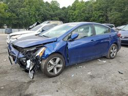 Salvage cars for sale at Austell, GA auction: 2018 KIA Forte LX