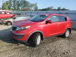 Salvage cars for sale at Spartanburg, SC auction: 2011 KIA Sportage LX