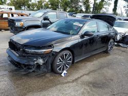 Salvage cars for sale at Bridgeton, MO auction: 2023 Honda Accord Touring Hybrid