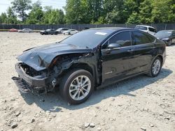 Salvage cars for sale at Waldorf, MD auction: 2019 Ford Fusion SEL