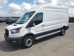 Salvage trucks for sale at Grand Prairie, TX auction: 2021 Ford Transit T-250