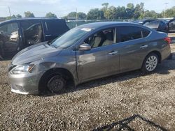 Nissan salvage cars for sale: 2017 Nissan Sentra S