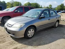 Salvage cars for sale at Marlboro, NY auction: 2005 Honda Civic DX VP