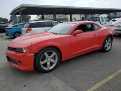 Salvage cars for sale from Copart Hayward, CA: 2015 Chevrolet Camaro LT