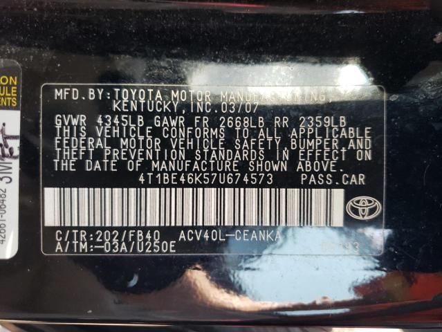 2007 Toyota Camry CE