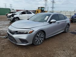 Salvage cars for sale at Elgin, IL auction: 2022 Honda Civic EX