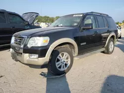 Salvage cars for sale at Bridgeton, MO auction: 2008 Ford Explorer Eddie Bauer