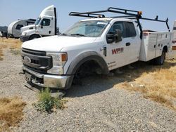 Salvage trucks for sale at Anderson, CA auction: 2022 Ford F550 Super Duty