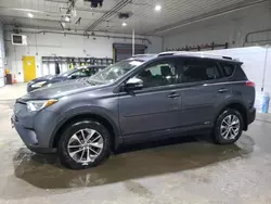 Toyota salvage cars for sale: 2017 Toyota Rav4 HV LE