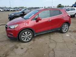 Salvage cars for sale at Woodhaven, MI auction: 2020 Buick Encore Preferred