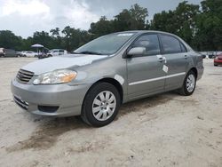 Toyota Vehiculos salvage en venta: 2003 Toyota Corolla CE