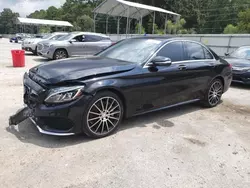 Salvage cars for sale at Savannah, GA auction: 2015 Mercedes-Benz C 300 4matic