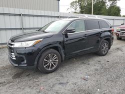 Salvage cars for sale at Gastonia, NC auction: 2018 Toyota Highlander SE