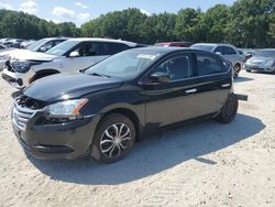 Salvage cars for sale at North Billerica, MA auction: 2015 Nissan Sentra S