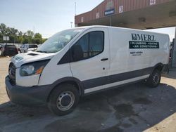 Salvage trucks for sale at Fort Wayne, IN auction: 2016 Ford Transit T-250