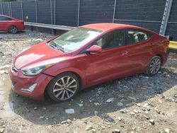 Salvage cars for sale at Waldorf, MD auction: 2016 Hyundai Elantra SE