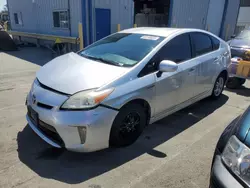 Salvage cars for sale at Vallejo, CA auction: 2014 Toyota Prius