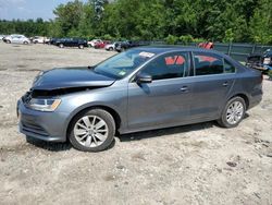 Salvage cars for sale from Copart Candia, NH: 2016 Volkswagen Jetta SE