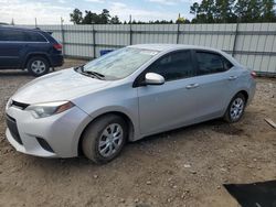 Salvage cars for sale at Harleyville, SC auction: 2016 Toyota Corolla L