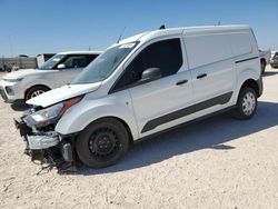 Salvage trucks for sale at Andrews, TX auction: 2022 Ford Transit Connect XL