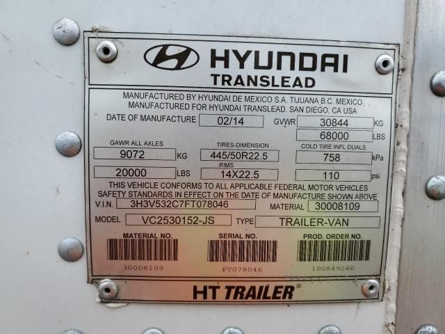 2015 Hyundai Trailer