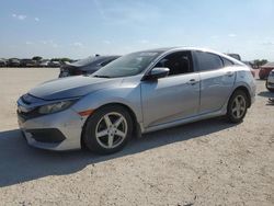 Salvage cars for sale at San Antonio, TX auction: 2016 Honda Civic EX