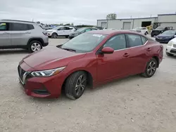 Salvage cars for sale at Kansas City, KS auction: 2021 Nissan Sentra SV