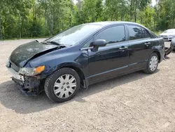 Salvage cars for sale at Cookstown, ON auction: 2007 Honda Civic DX