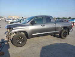 Salvage cars for sale at Grand Prairie, TX auction: 2019 Toyota Tundra Double Cab SR