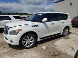 Salvage cars for sale at Franklin, WI auction: 2014 Infiniti QX80