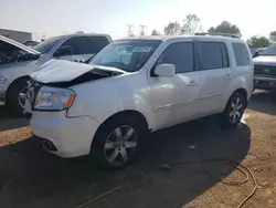 Salvage cars for sale at Elgin, IL auction: 2014 Honda Pilot Touring