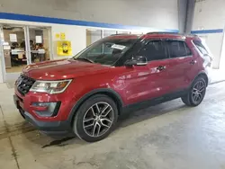 Salvage cars for sale at Sandston, VA auction: 2016 Ford Explorer Sport