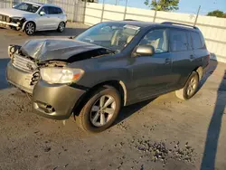 Toyota salvage cars for sale: 2009 Toyota Highlander