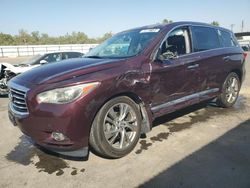 Salvage cars for sale at Fresno, CA auction: 2014 Infiniti QX60