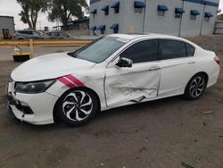 Salvage cars for sale at Albuquerque, NM auction: 2016 Honda Accord EXL