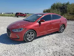 Salvage cars for sale at Taylor, TX auction: 2018 Hyundai Elantra SEL