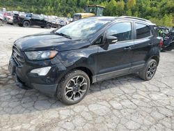 Salvage cars for sale at Hurricane, WV auction: 2020 Ford Ecosport SES