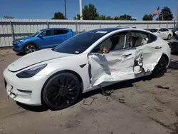 Salvage cars for sale at Littleton, CO auction: 2018 Tesla Model 3