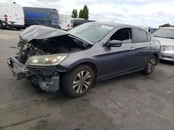 Salvage cars for sale at Hayward, CA auction: 2015 Honda Accord LX