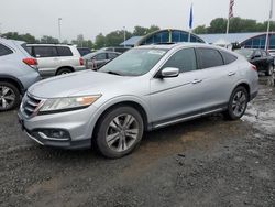 Salvage cars for sale at East Granby, CT auction: 2014 Honda Crosstour EXL