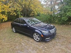 Mercedes-Benz salvage cars for sale: 2011 Mercedes-Benz C 300 4matic