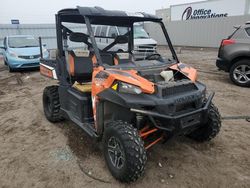 Salvage motorcycles for sale at Greenwood, NE auction: 2013 Polaris Ranger 900 XP EPS