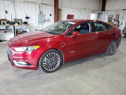 Salvage cars for sale at Billings, MT auction: 2017 Ford Fusion Titanium Phev